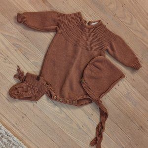 Quincy Mae Dalia Knit Set Clay